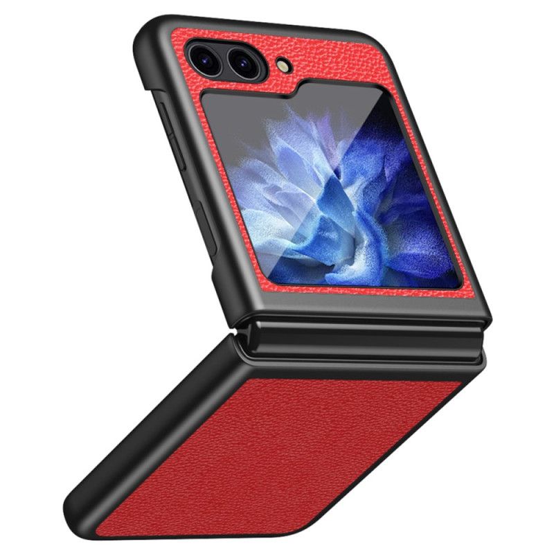 Case Samsung Galaxy Z Flip 6 Puhelinkuoret Litsi Keinonahkaa