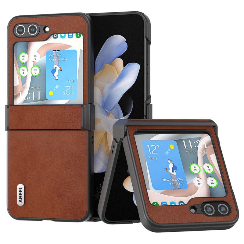 Puhelinkuoret Samsung Galaxy Z Flip 6 Abeel Vintage Leather Style