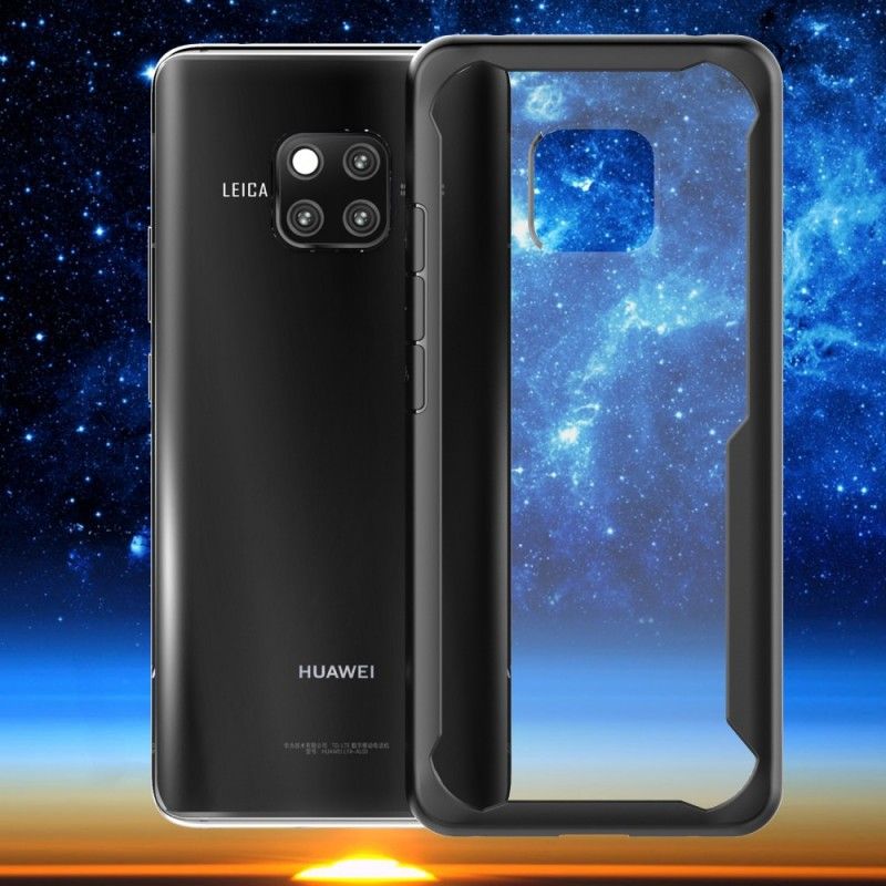 Case Kuoret Huawei Mate 20 Pro Punainen Musta Puhelinkuoret Viisto Reuna