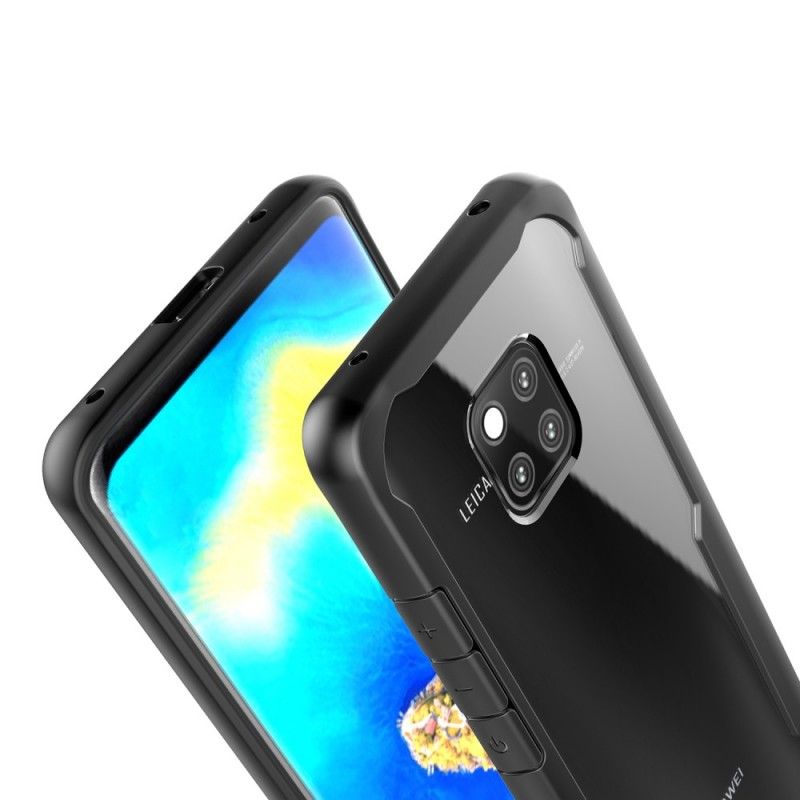 Case Kuoret Huawei Mate 20 Pro Punainen Musta Puhelinkuoret Viisto Reuna