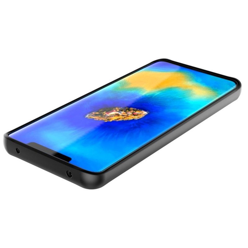 Case Kuoret Huawei Mate 20 Pro Punainen Musta Puhelinkuoret Viisto Reuna