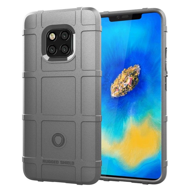 Kuori Huawei Mate 20 Pro Harmaa Musta Kestävä Kilpi