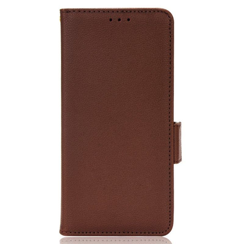 Nahkakotelo Xiaomi Redmi Note 11 Pro Plus 5G Perinteinen Litchi Faux Leather