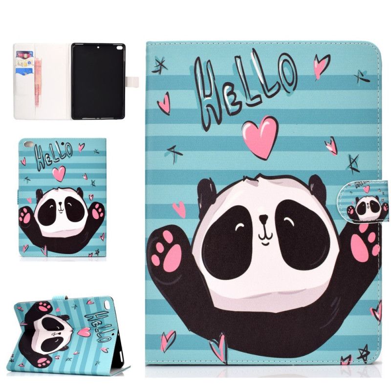 Flip Case iPad Pro 10.5" Turkoosi Panda