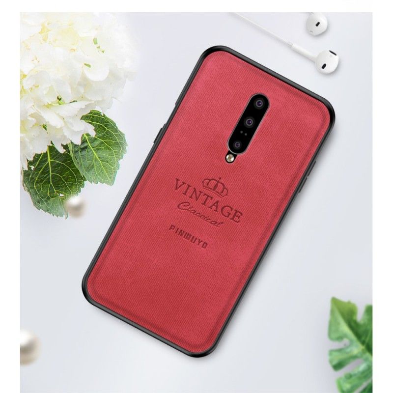 Case Kuoret OnePlus 7 Pro Harmaa Musta Puhelinkuoret Kunniakas Vuosikerta