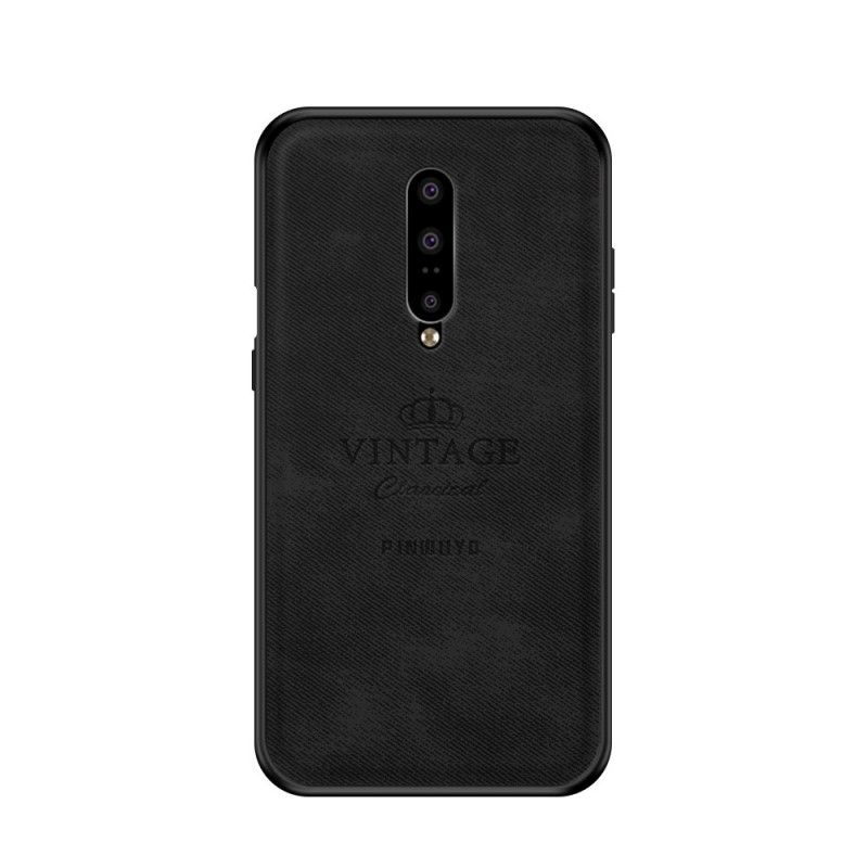 Case Kuoret OnePlus 7 Pro Harmaa Musta Puhelinkuoret Kunniakas Vuosikerta