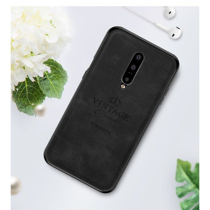 Case Kuoret OnePlus 7 Pro Harmaa Musta Puhelinkuoret Kunniakas Vuosikerta