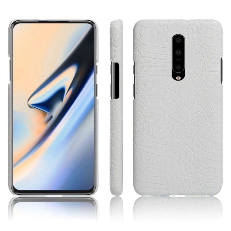 Case Kuoret OnePlus 7 Pro Musta Puhelinkuoret Krokotiilin Ihovaikutus