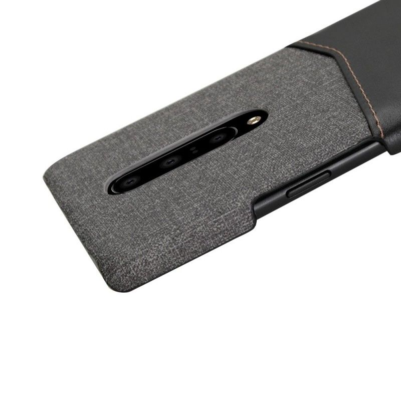 Case Kuoret OnePlus 7 Pro Punainen Musta Puhelinkuoret Kankaan Aukko