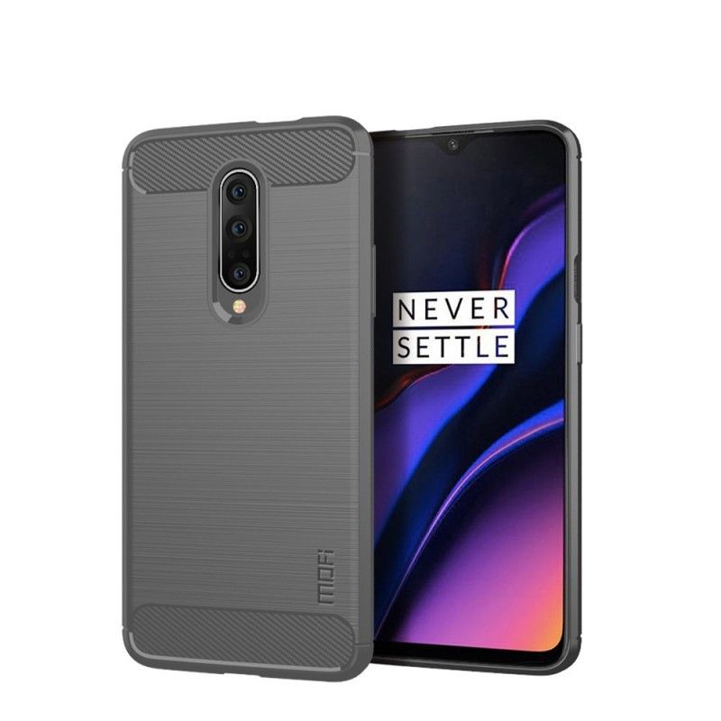 Kuori OnePlus 7 Pro Harmaa Musta Mofi Harjattu Hiilikuitu