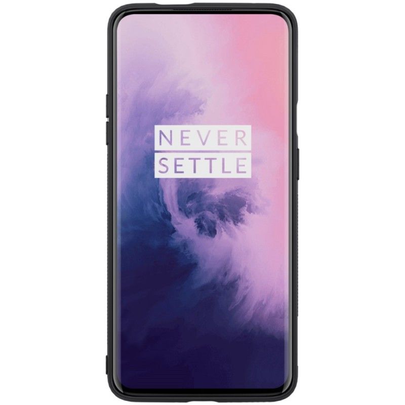 Kuori OnePlus 7 Pro Nillkin-Synteettikuitu Ja Magneettikalvo