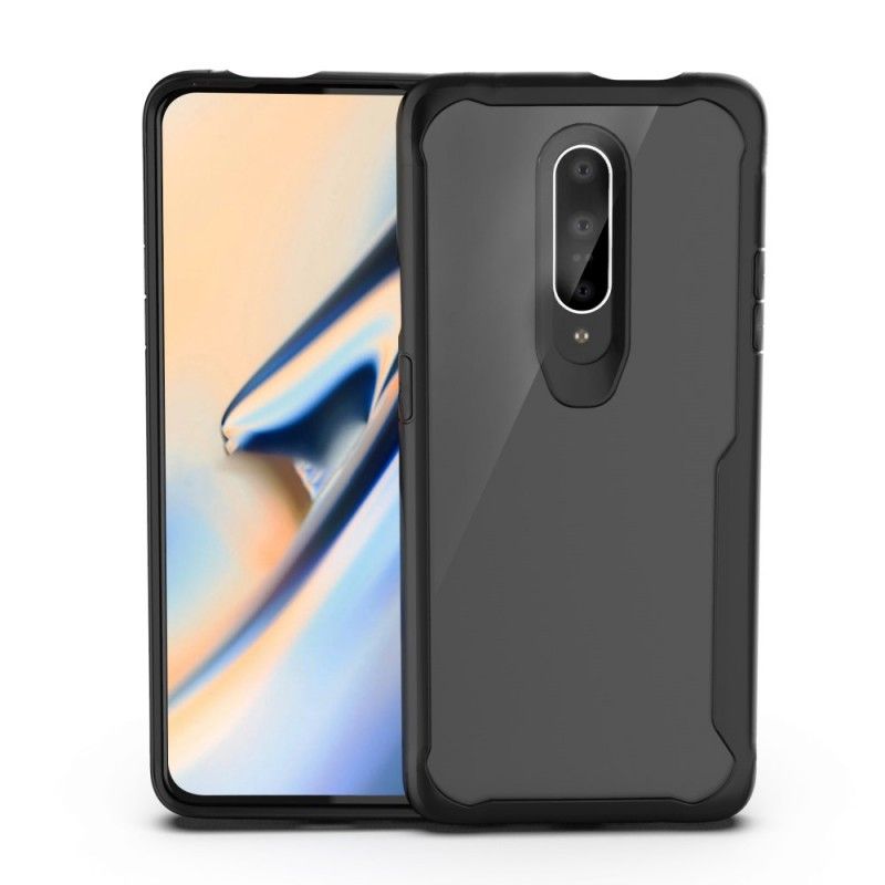 Kuori OnePlus 7 Pro Punainen Musta Hybridi Viistetty Reuna