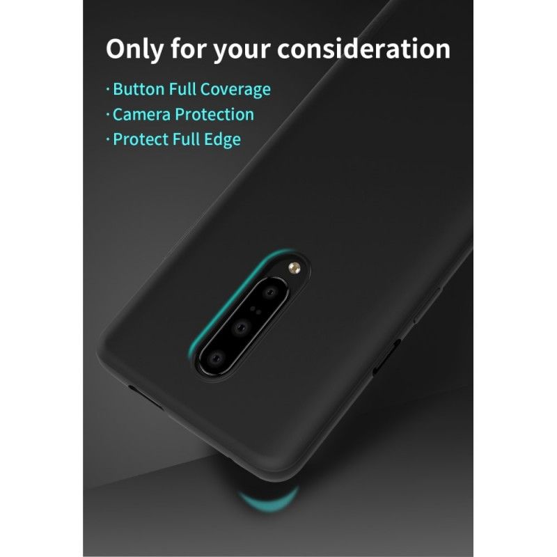 Kuori OnePlus 7 Pro Tummanpunainen Musta Huoltajasarja X-Taso Suojakuori