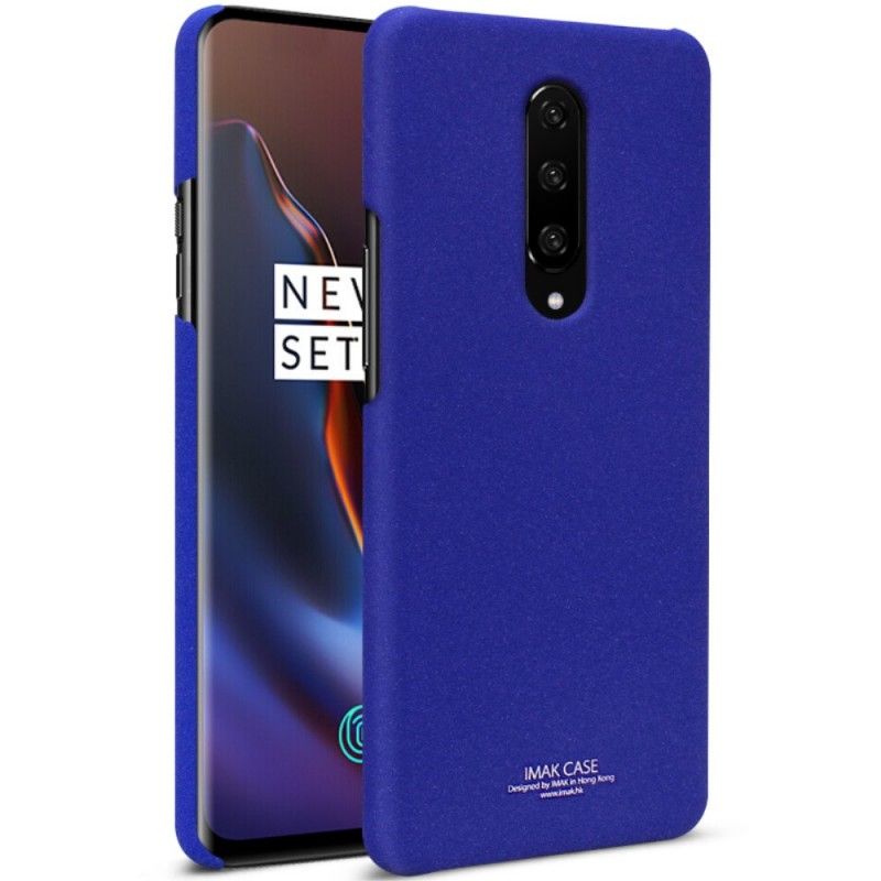 Kuori OnePlus 7 Pro Tummansininen Jäykkä Matto