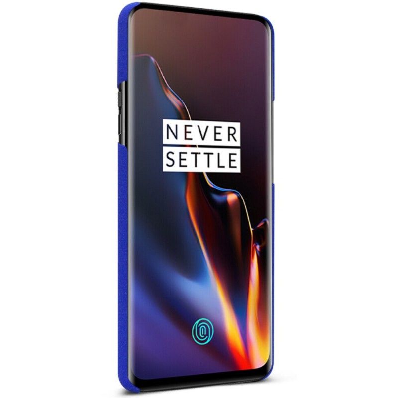 Kuori OnePlus 7 Pro Tummansininen Jäykkä Matto