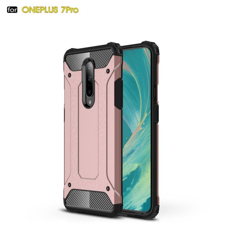 Kuori OnePlus 7 Pro Valkoinen Musta Perhe