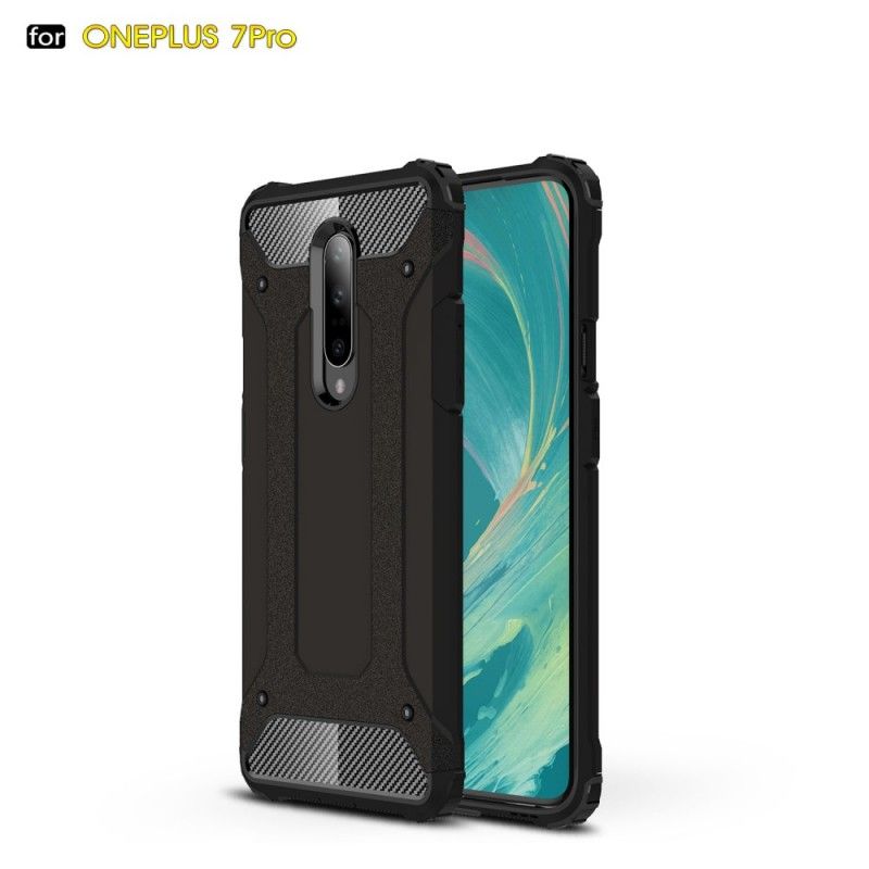 Kuori OnePlus 7 Pro Valkoinen Musta Perhe