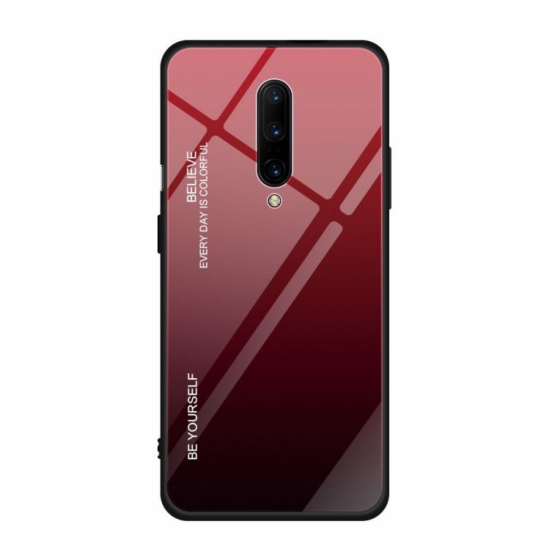 Kuori OnePlus 7 Pro Vihreä Punainen Galvanoitu Väri