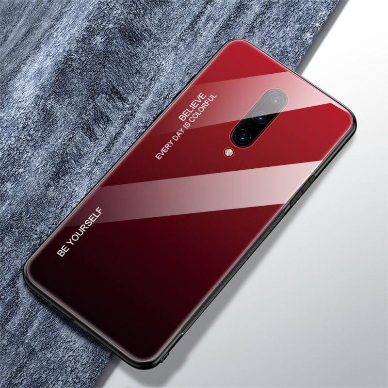 Kuori OnePlus 7 Pro Vihreä Punainen Galvanoitu Väri