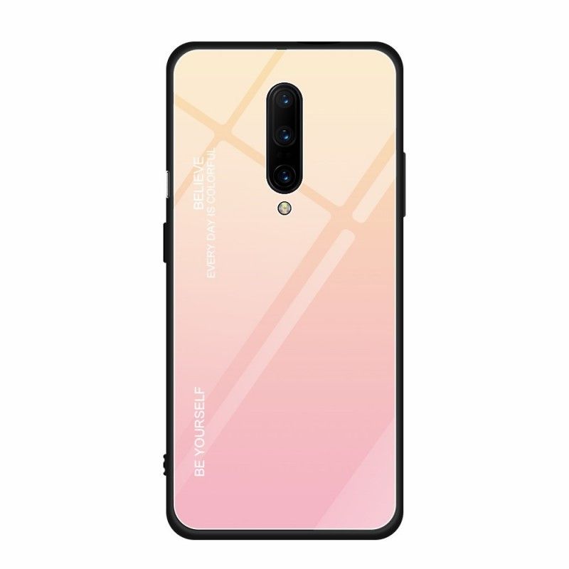 Kuori OnePlus 7 Pro Vihreä Punainen Galvanoitu Väri