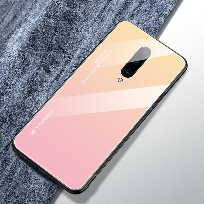 Kuori OnePlus 7 Pro Vihreä Punainen Galvanoitu Väri