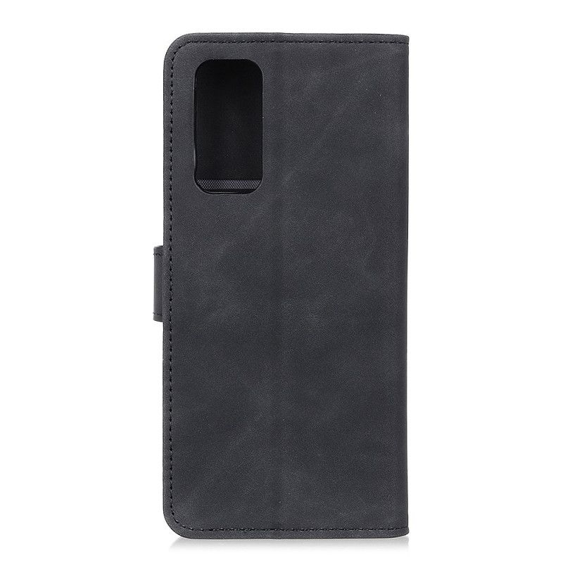 Flip Case Honor 10X Lite Punainen Musta Vintage Khazneh Nahkatehoste Matta