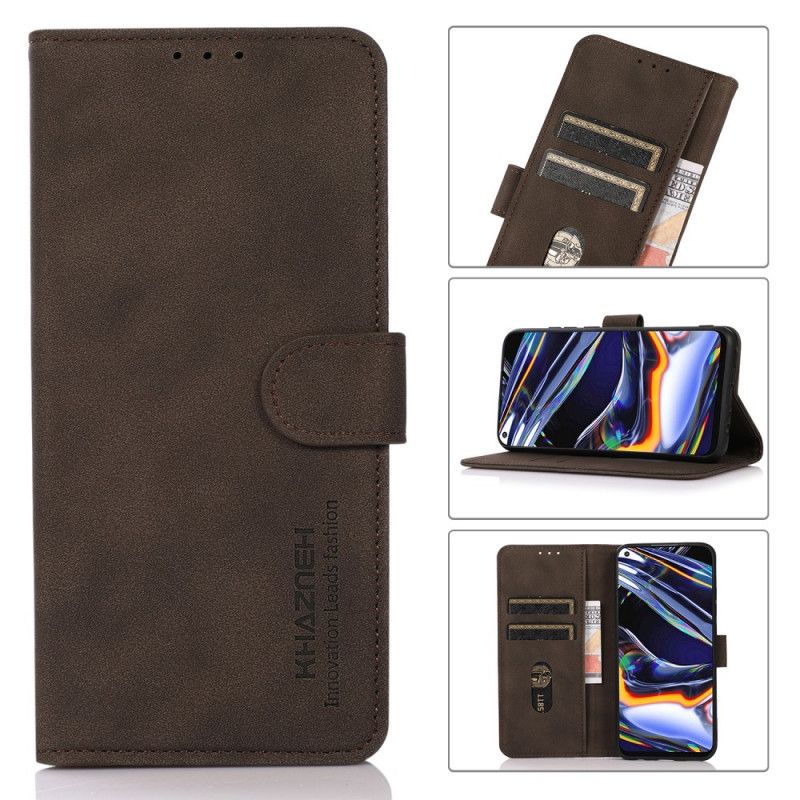 Flip Kotelot Moto E20 / E30 / E40 Leather Effect Fashion Khazneh