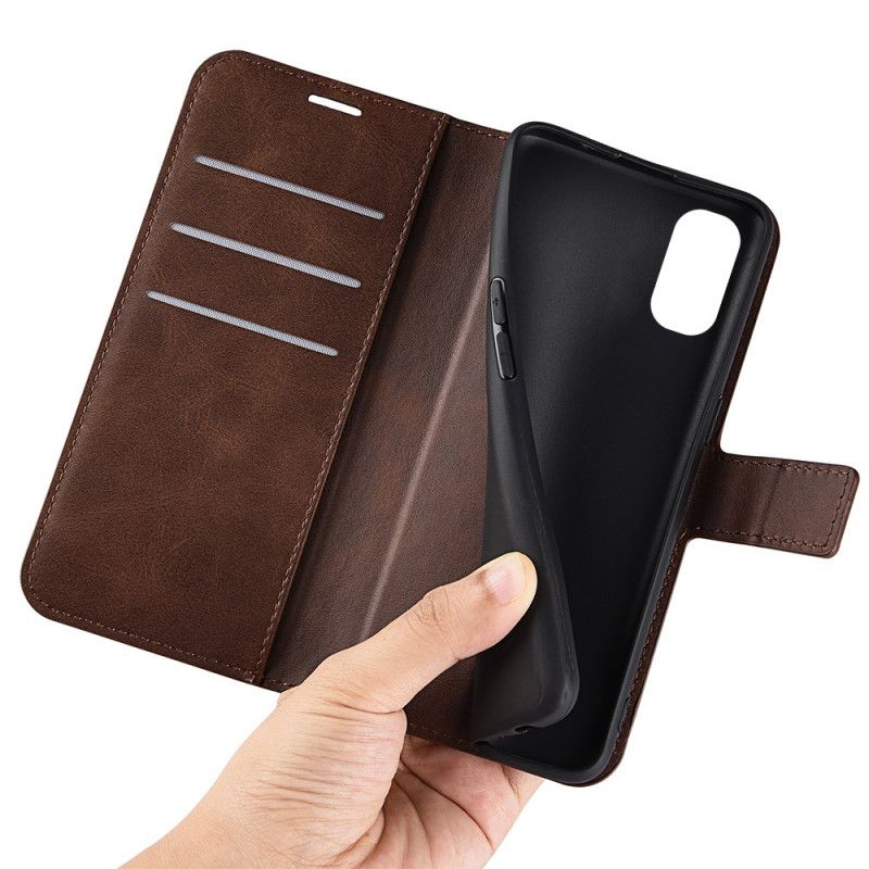 Flip Kotelot Moto E20 / E30 / E40 Slim Extreme Leather Effect