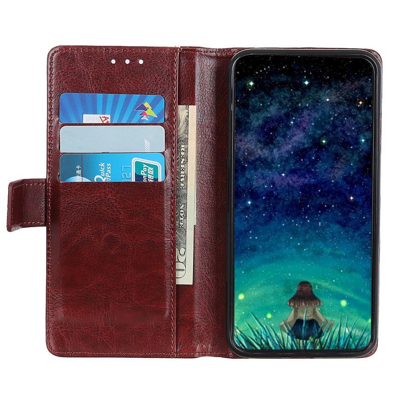 Kotelot Moto E20 / E30 / E40 Antique Leather Effect Versio