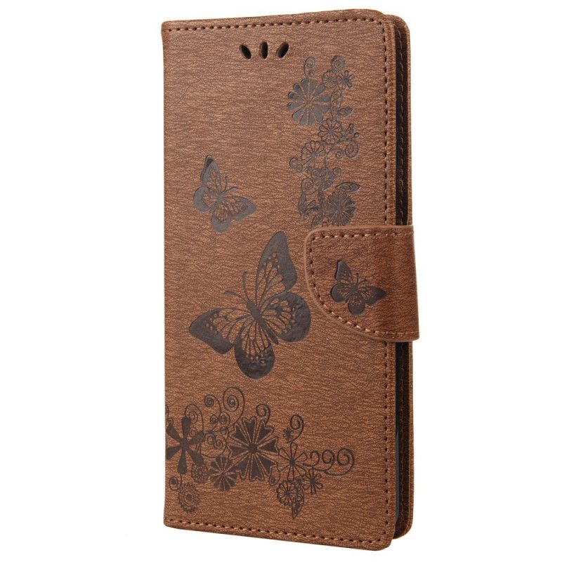 Kotelot Moto E20 / E30 / E40 Puhelinkuoret Splendid Strap Butterflies