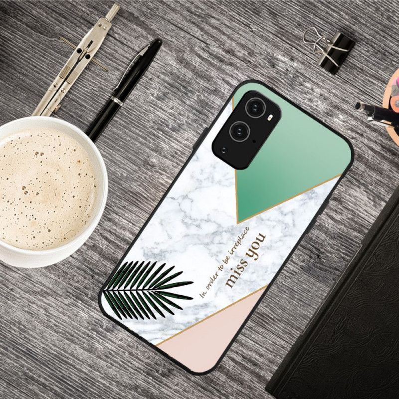 Case Kuoret OnePlus 9 Pro Vaaleanpunainen Valkoinen Puhelinkuoret Tyylitelty Marmori