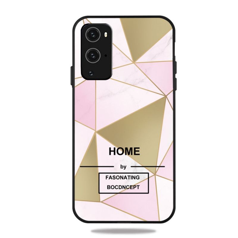 Case Kuoret OnePlus 9 Pro Vaaleanpunainen Valkoinen Puhelinkuoret Tyylitelty Marmori