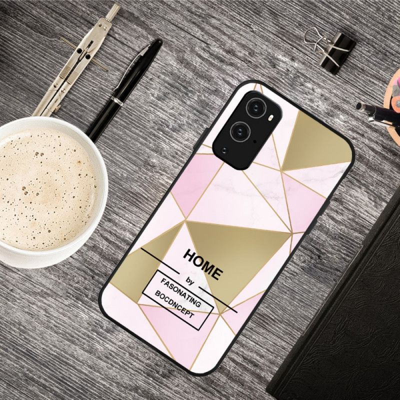 Case Kuoret OnePlus 9 Pro Vaaleanpunainen Valkoinen Puhelinkuoret Tyylitelty Marmori