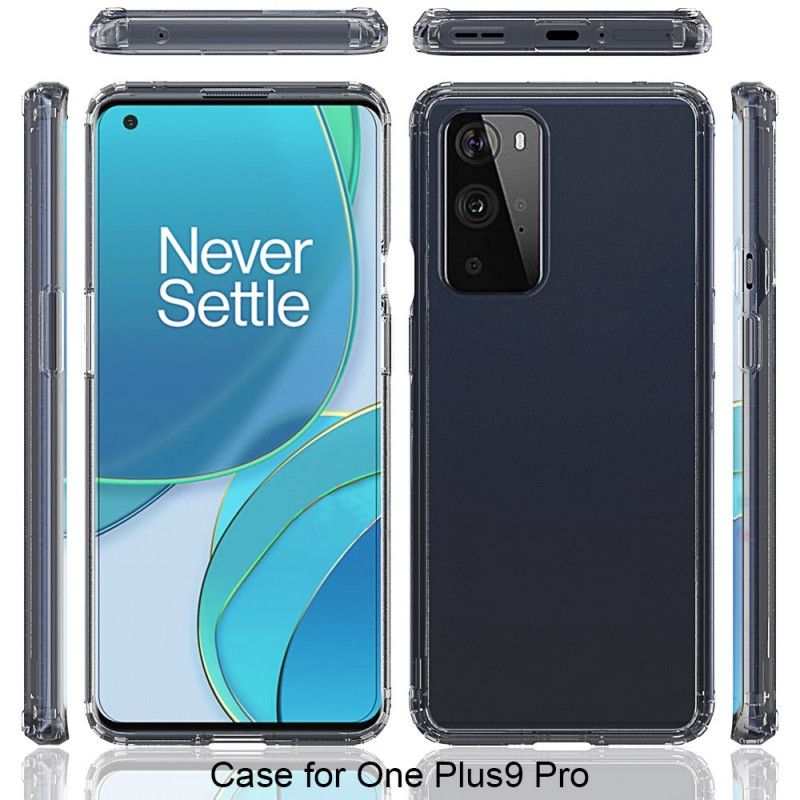 Kuori OnePlus 9 Pro Läpinäkyvä Hybridimalli Suojakuori