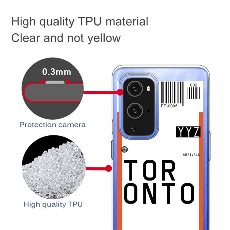 Kuori OnePlus 9 Pro Maihinnousukortti Torontoon Suojakuori