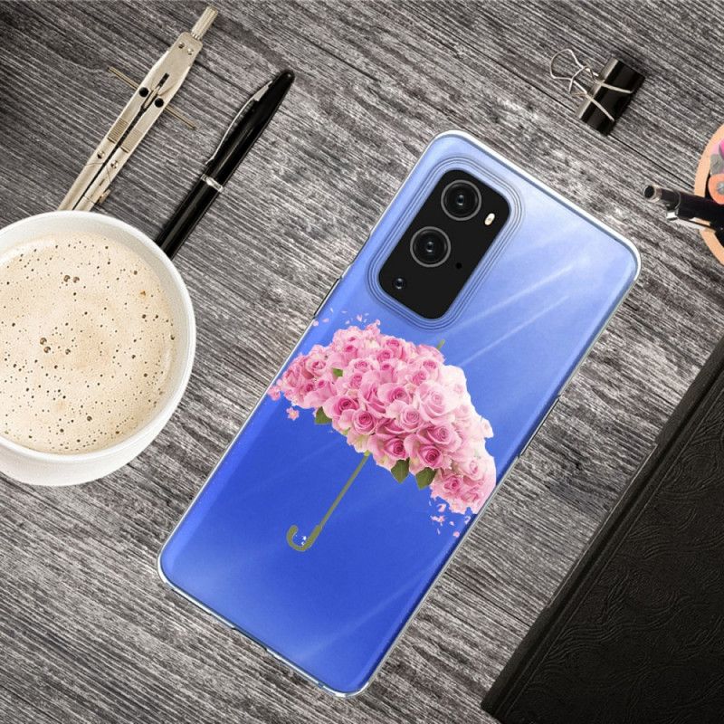 Kuori OnePlus 9 Pro Sateenvarjo Ruusuissa Suojakuori