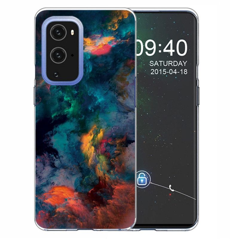 Kuori OnePlus 9 Pro Värilliset Pilvet Suojakuori