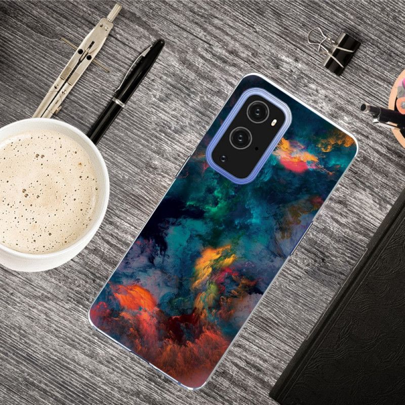 Kuori OnePlus 9 Pro Värilliset Pilvet Suojakuori