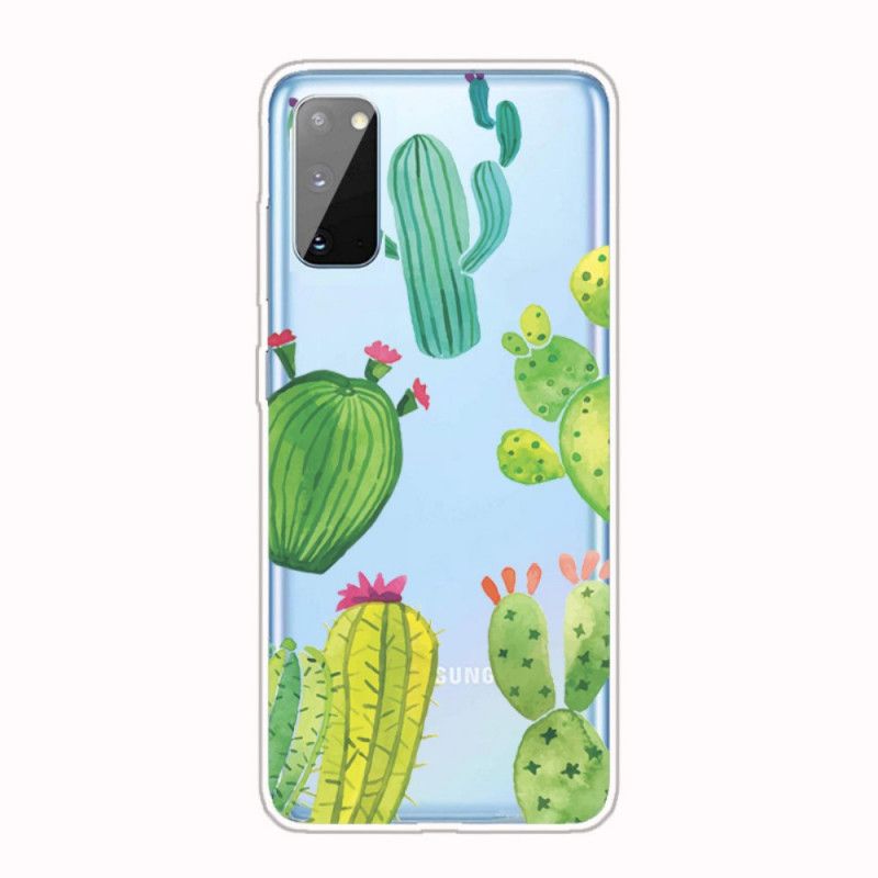 Case Kuoret Samsung Galaxy A41 Puhelinkuoret Akvarellikaktus