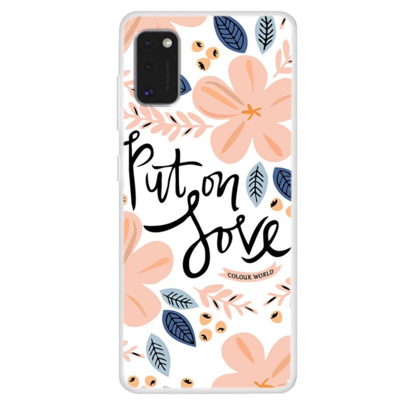 Case Kuoret Samsung Galaxy A41 Puhelinkuoret Pukeudu Rakkauteen