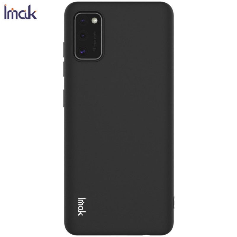 Case Kuoret Samsung Galaxy A41 Tummansininen Musta Puhelinkuoret Uc-1 -Sarjan Silikonimatto Imak