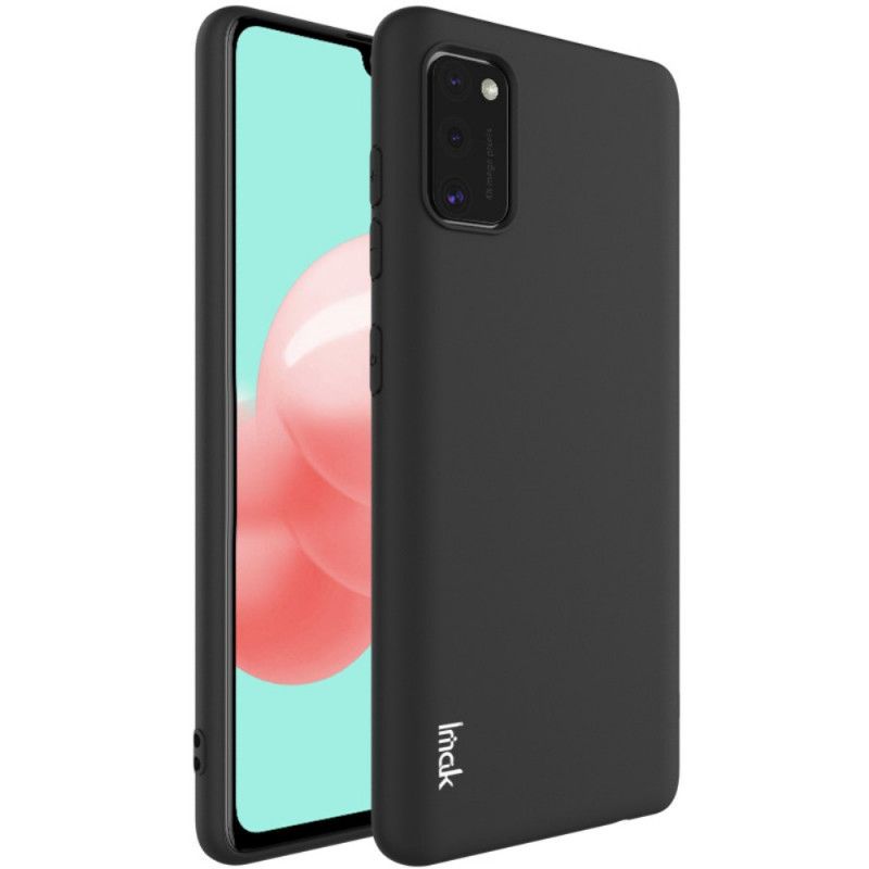 Case Kuoret Samsung Galaxy A41 Tummansininen Musta Puhelinkuoret Uc-1 -Sarjan Silikonimatto Imak