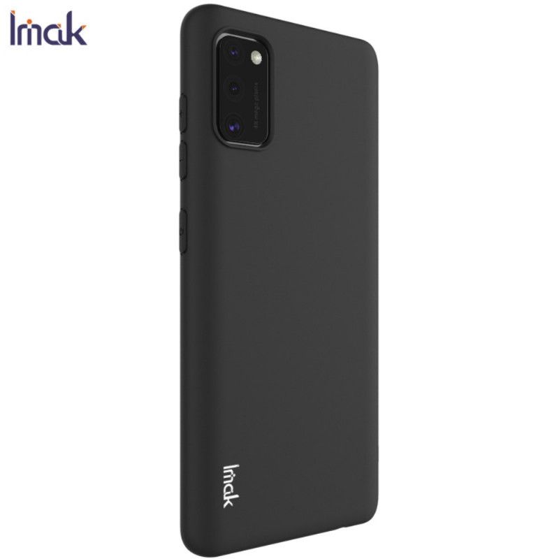 Case Kuoret Samsung Galaxy A41 Tummansininen Musta Puhelinkuoret Uc-1 -Sarjan Silikonimatto Imak