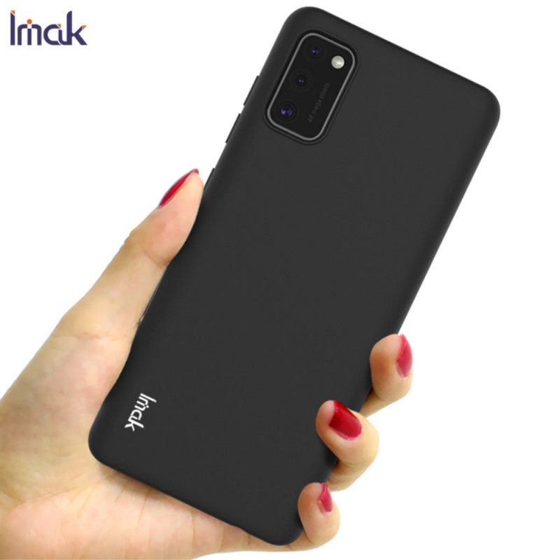 Case Kuoret Samsung Galaxy A41 Tummansininen Musta Puhelinkuoret Uc-1 -Sarjan Silikonimatto Imak