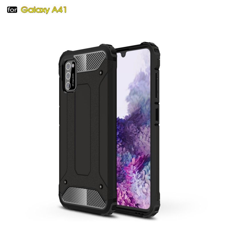 Case Kuoret Samsung Galaxy A41 Valkoinen Musta Puhelinkuoret Perhe