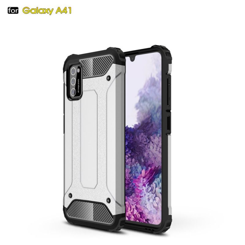 Case Kuoret Samsung Galaxy A41 Valkoinen Musta Puhelinkuoret Perhe