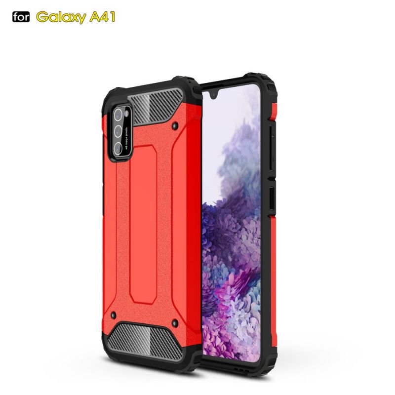 Case Kuoret Samsung Galaxy A41 Valkoinen Musta Puhelinkuoret Perhe