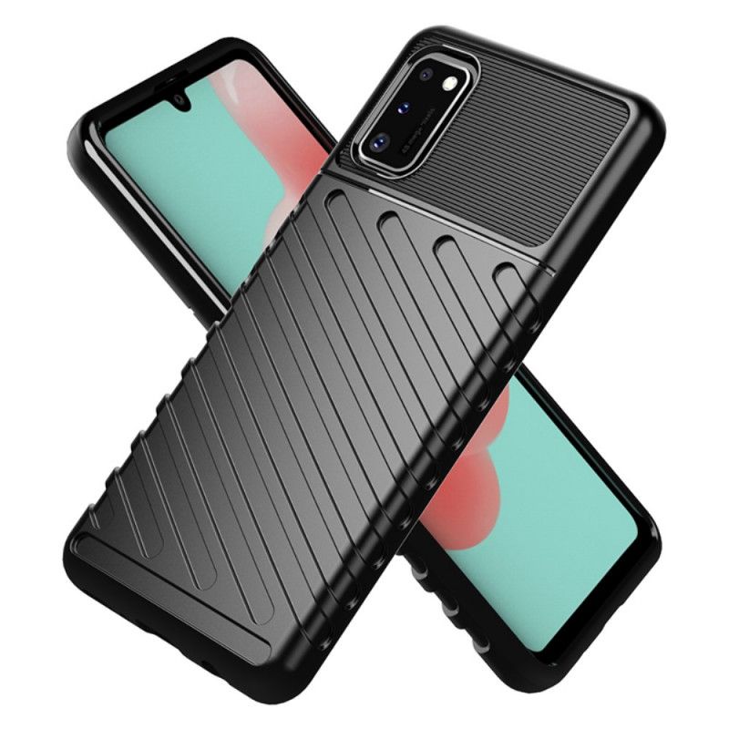 Case Kuoret Samsung Galaxy A41 Vihreä Musta Puhelinkuoret Ukkosarja