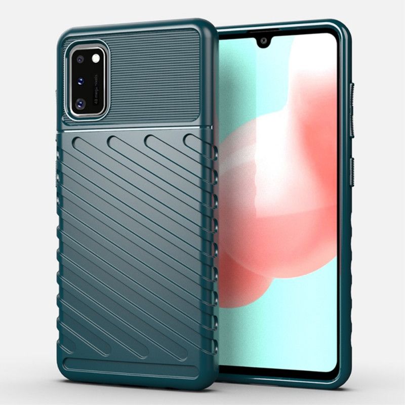 Case Kuoret Samsung Galaxy A41 Vihreä Musta Puhelinkuoret Ukkosarja