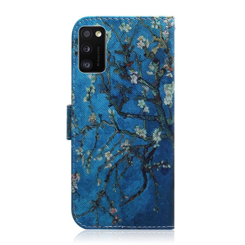 Flip Case Samsung Galaxy A41 Kukkiva Puun Oksa